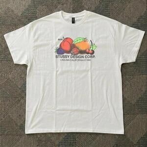White Stussy Fruits T-Shirt